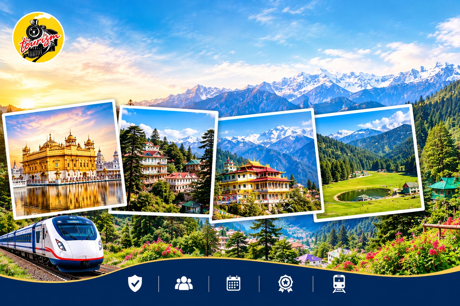 Amritsar Dalhousie Dharamshala Tour: Explore North India with IRCTC Tourism
